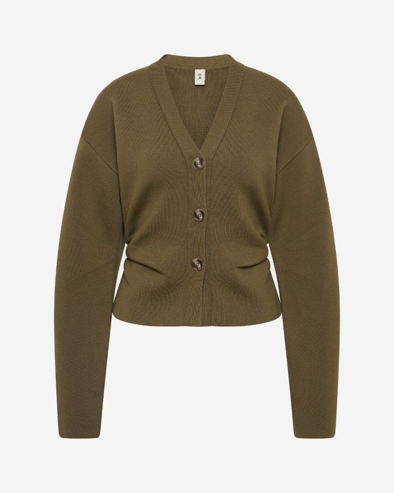 SIR. Ayana Gathered Cardigan - Olive