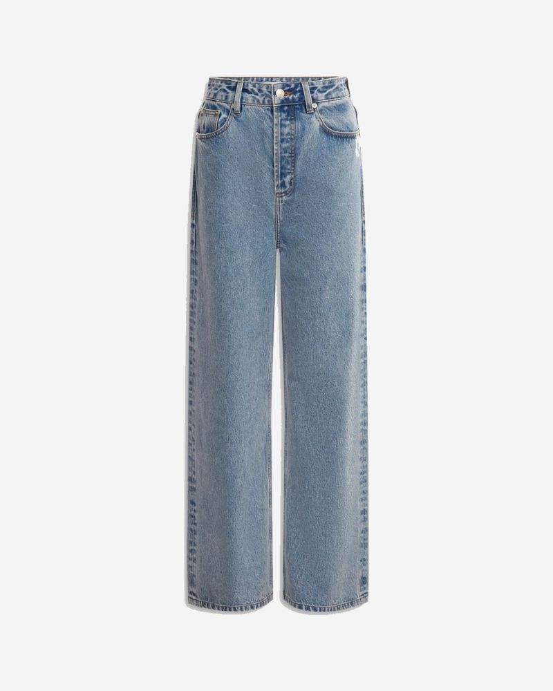 Venroy Relaxed Low Rise Denim Jean - Light Blue