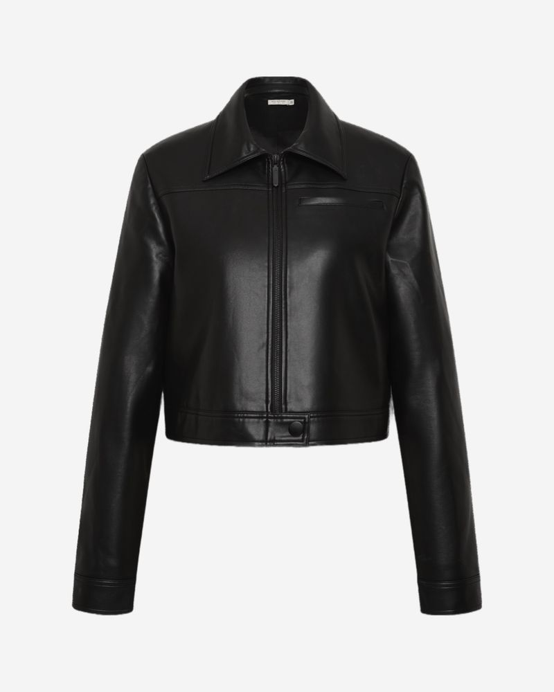 Bec & Bridge Saphira Cropped Jacket - Black