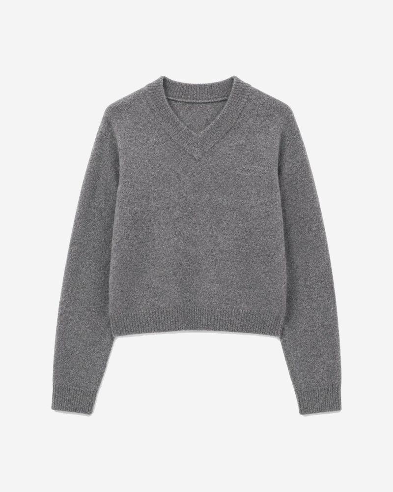 Bayse Claudia V Knit - Grey