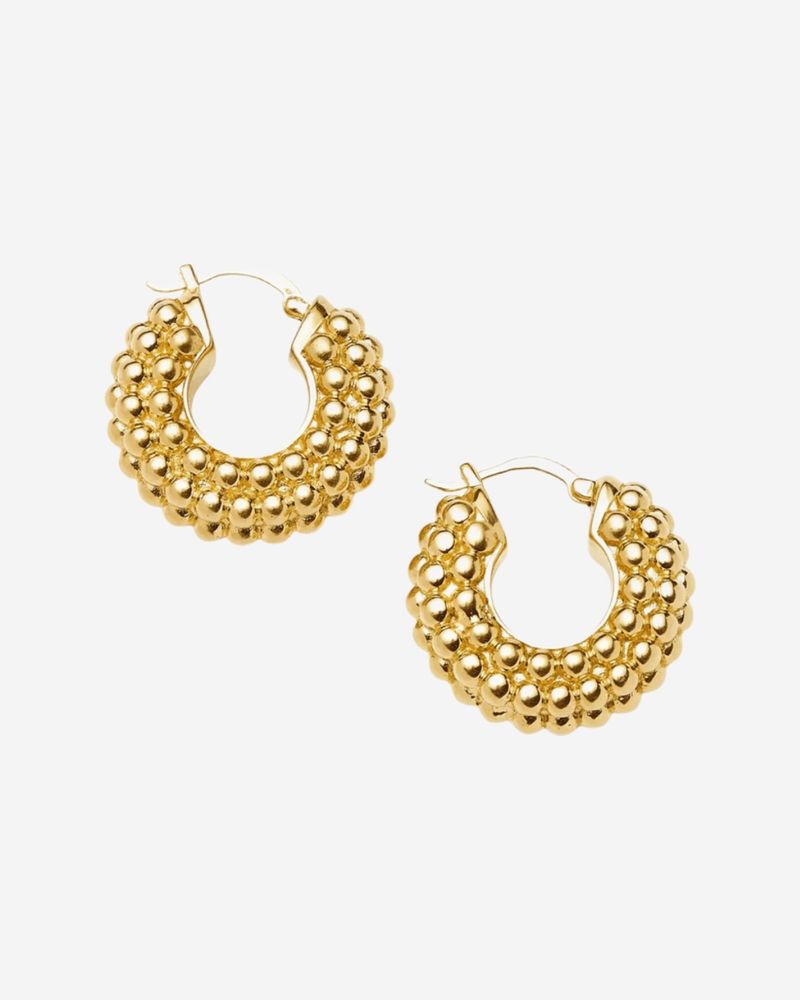 Missoma Baya Medium Hoop Earrings