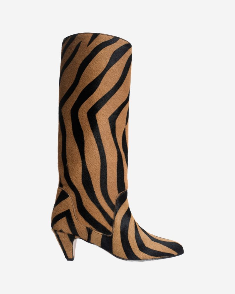 Anonymous Copenhagen Valle 50 Stiletto Calf Hair Tiger